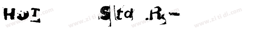HOT 白雨 Std R字体转换
